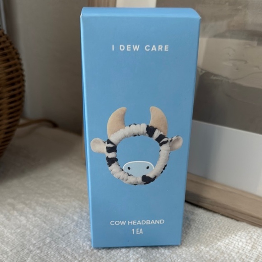 I Dew Care Cow Headband